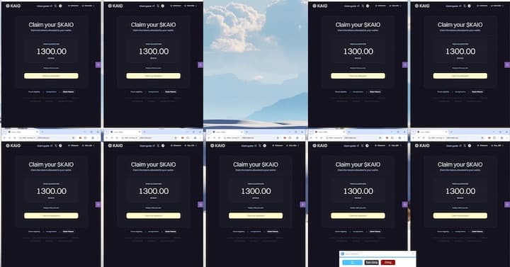 Wallet rescue case: $KAIO — Claim 19.800 airdrop $KAIO trên 16 ví bị gắn sweeper bot (drained), không thể nạp phí gas.